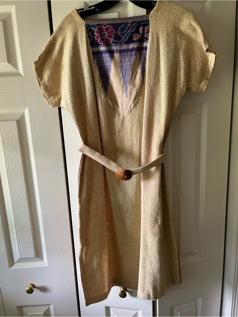 Vintage Handcrafted Mexican Artisan Dress bought in Mexico
